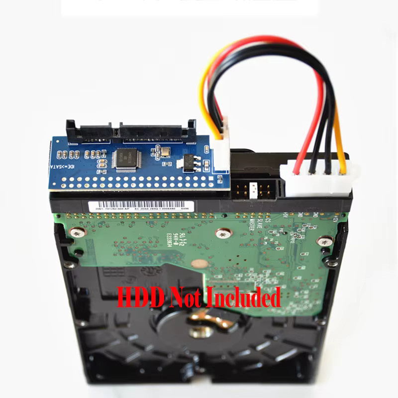 SZVIVID HDD 3,5 IDE zu SATA Adapter Festplattenkonverter PATA IDE 39/40Pin zu SATA 22Pin mit Datenkabel - Bild 2