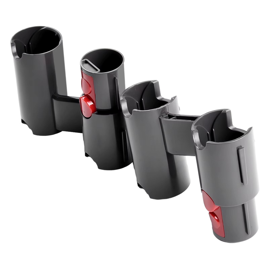 Wandmontierter Staubsauger Ständer für Dyson V7 V8 V10 V11 V12 V15 in Schwarz zur Aufbewahrung von Zubehör und Aufsätzen - Bild 2
