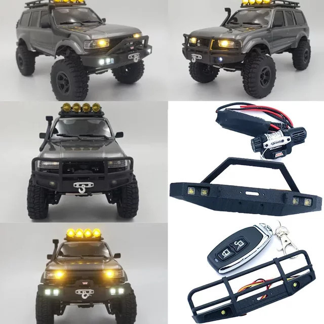 FMS Toyota Truck FCX18 LC80, RC Rock Crawler Zubehör, 1:18, mit Lichtern und Winde - Bild 1