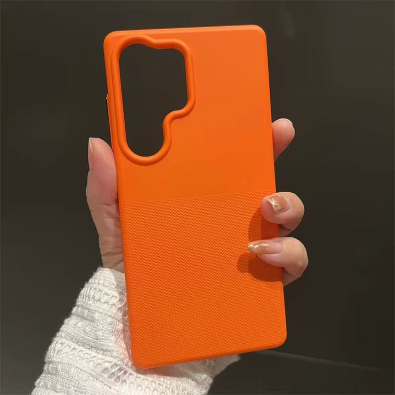 Magnetische Samsung Galaxy Schutzhülle mit MagSafe Kompatibilität, rutschfest und stoßfest, Farbe: Orange, passend für Samsung Galaxy S26, S25, S24, S23 Ultra, S26 Ultra - Bild 2