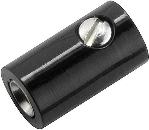 Kahlert Licht Miniatur-Laborbuchse gerade Schwarz mit Stift-Ø: 2,6 mm - Bild 1