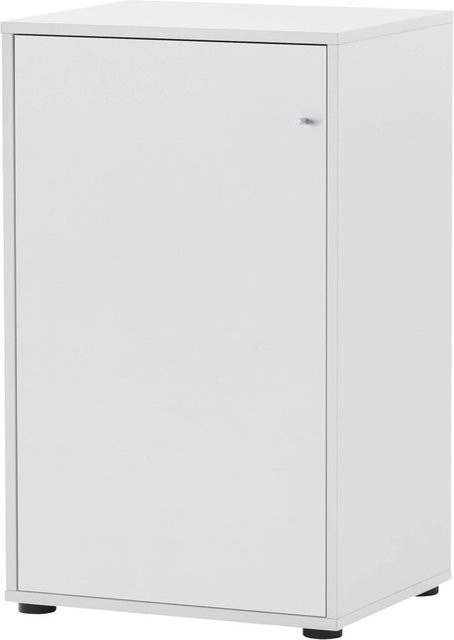 Möbelpartner Midischrank Serie 400 Küchenschrank in Perlweiß, B/H/T: 50,9 x 83,6 x 41 cm - Bild 1