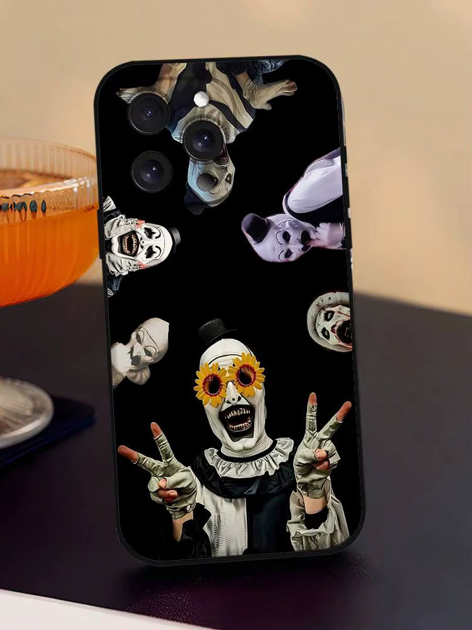 The Clowns Horrors T Terrifier Handyhülle aus weichem TPU für iPhone 17 16 15 14 13 12 11 Pro Max Plus Mini - Bild 7