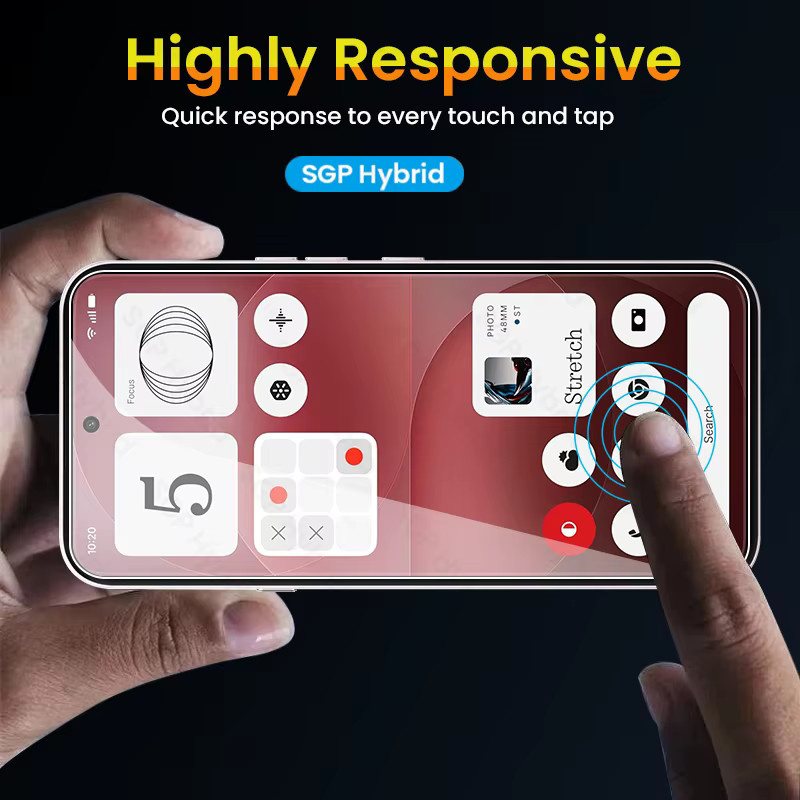 4 Stück Displayschutzfolie aus gehärtetem Glas für Nothing Phone (4a) Pro 5G, transparent - Bild 6