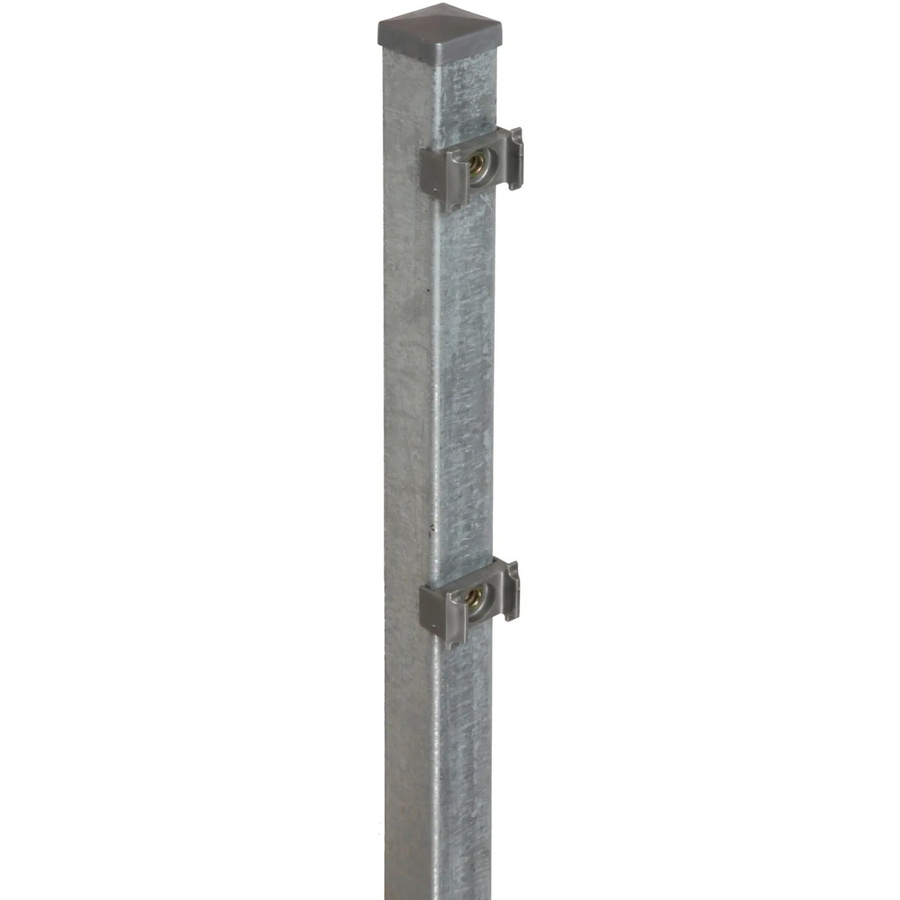 FLORAWORLD Zaunpfosten Classic aus Stahl in Silber, B/T/H: 4 x 4 x 125 cm - Bild 2