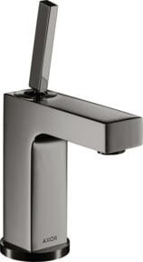 Hansgrohe Axor Citterio Einhebelmischer für das Waschbecken in gebürstetem Nickel mit Pop-up-Abfluss und wassersparender Technologie - Bild 1