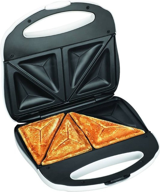 Elta Sandwichtoaster ST-101 in Weiß aus Edelstahl und Kunststoff, B/H/T: 24 x 23 x 7 cm - Bild 1