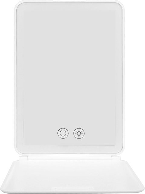 Beleuchteter Kosmetikspiegel Beautyyy Weiß mit dimmbarer LED-Beleuchtung und Touch-Switch, wiederaufladbar und tragbar - Bild 1