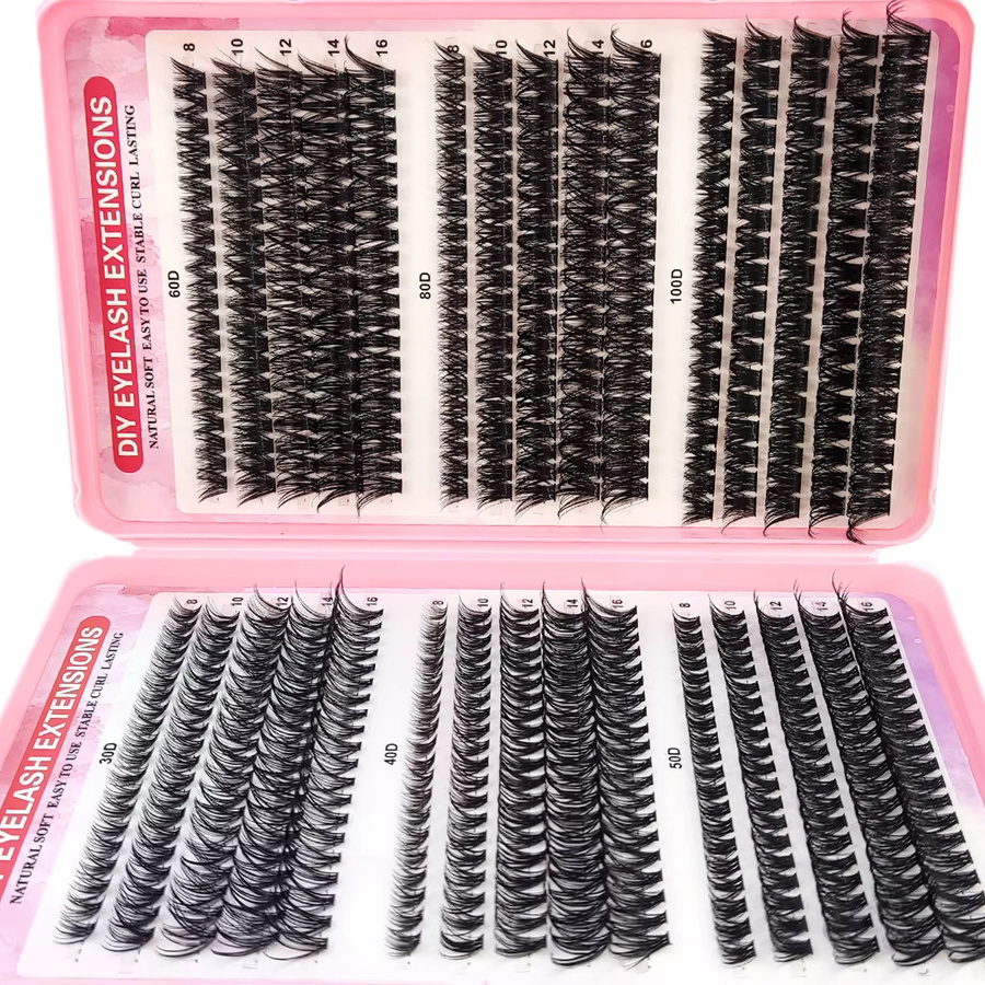 Wimperncluster, 30D-120D, Volumen, Unisex - Bild 2