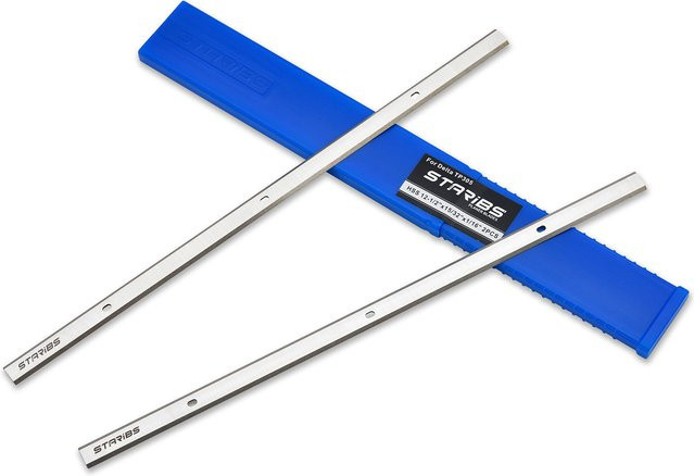 STARIBS 2er-Set Hobelmesser 12-1/2 Zoll aus HSS für Delta 22-560 22-562 TP400LS in Silber - Bild 1