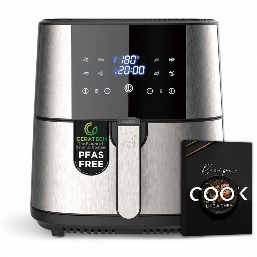 MASTERPRO Heißluftfritteuse BGMP-9167-CT mit Digitaldisplay in Schwarz und Silber - Bild 3