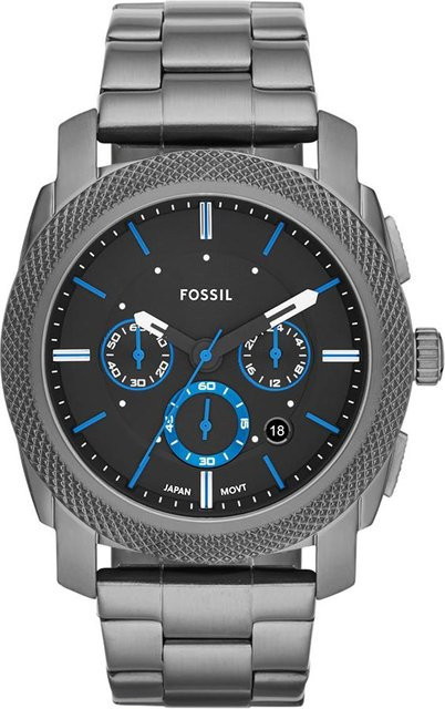 Fossil Armbanduhr Edelstahl, Quarz, Schwarz, Herren - Bild 1