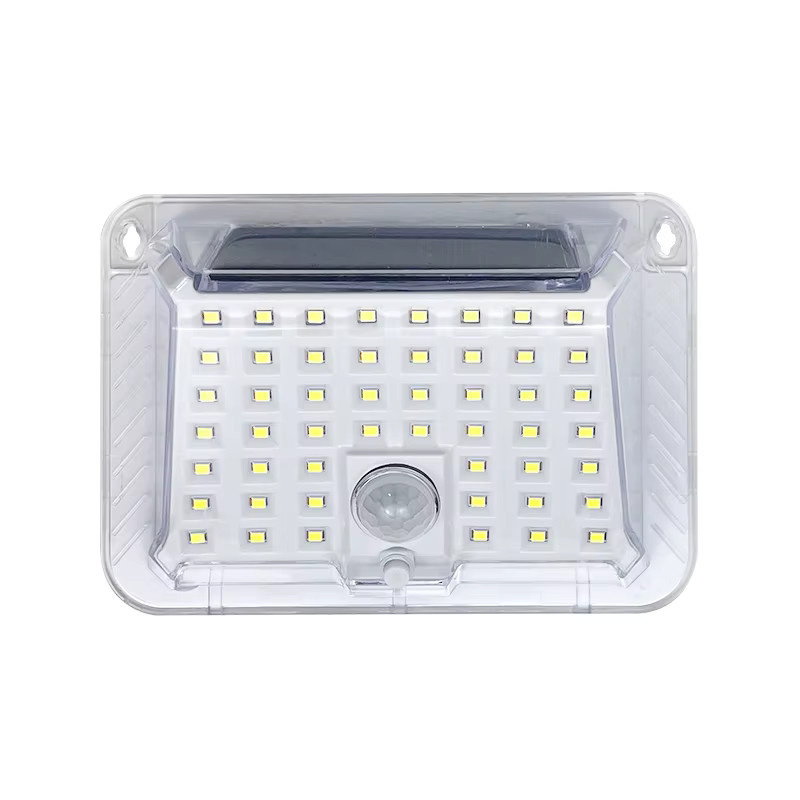 Shenzhi Tech LED-Solar-Wandleuchte in Weiß mit Bewegungssensor für Garten und Terrasse - Bild 6