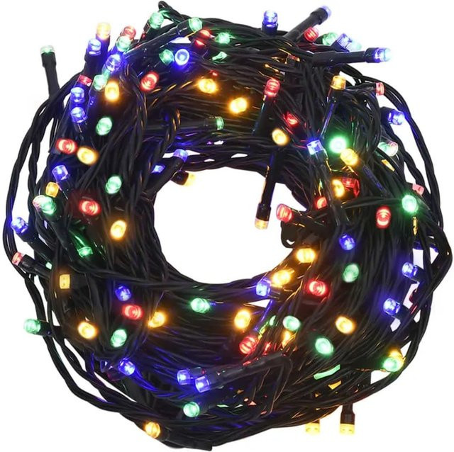 vidaXL LED-Lichterkette mit 600 LEDs in Mehrfarbig (RGB), 60 m Länge - Bild 1