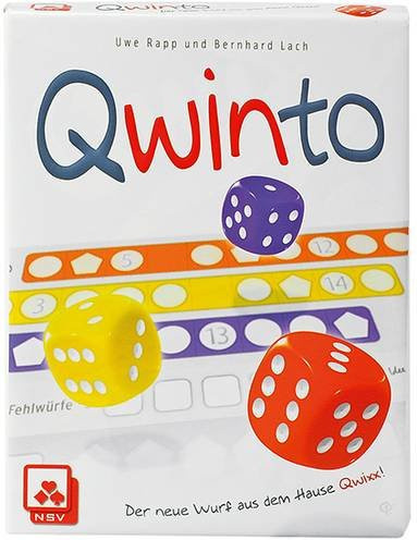 Qwinto Würfelspiel vom Nürnberger Spielkarten Verlag in Bunt/Mehrfarbig - Bild 1
