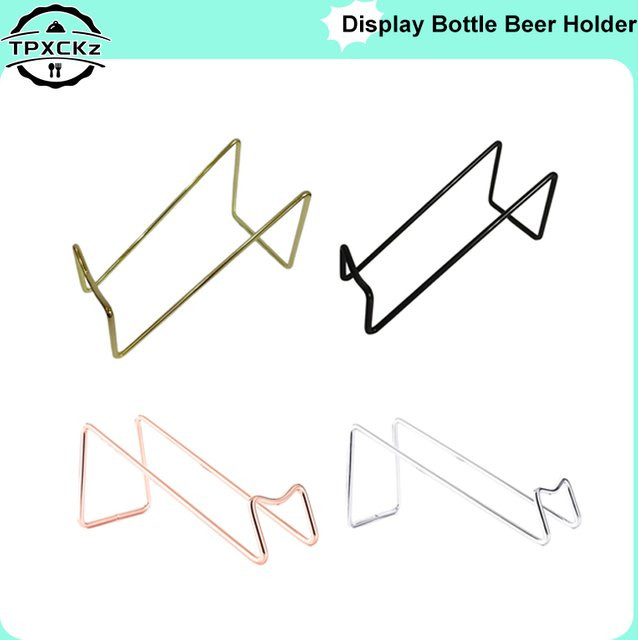 JETTING Wein Flaschenhalter aus Metall in Gold für Bar und Haushalt - Bild 1