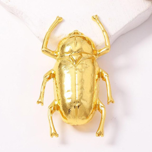 Brosche Käfer Insekt, Gold, Unisex - Bild 1