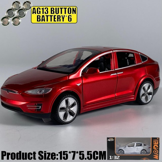 Linyi toy car X AWD Luxus-SUV, Modellauto, 1:32, Metall, Rot - Bild 1