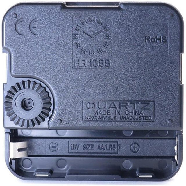 Quarz Uhrwerk, 17mm/ 9.7mm, gray, 2 Stück - Bild 1