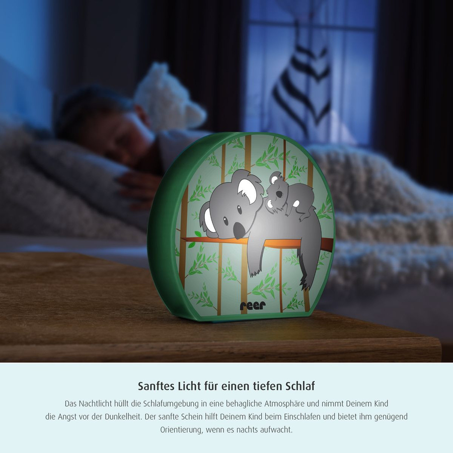 Reer MyBabyLight Nachtlicht Koala in Grau mit warmweißem LED-Beruhigungslicht - Bild 3