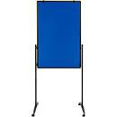 Legamaster Multiboard Premium Plus Pinnboard und Whiteboard, blau, B: 76 cm, H: 120 cm - Bild 1
