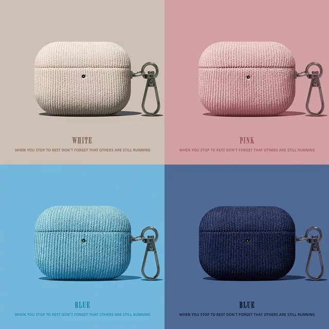 Luxus Stoff Schutzhülle für Apple AirPods Pro 3 - Bild 1