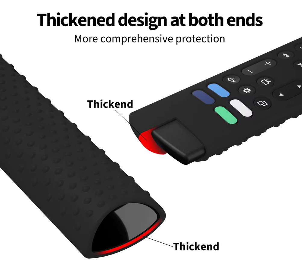 Fernbedienungsabdeckung für Fire TV Stick 4K Max der zweiten Generation, kompatibel mit Toshiba und Insignia, Modell NS-RCFNA-21, in Schwarz oder Blau - Bild 4