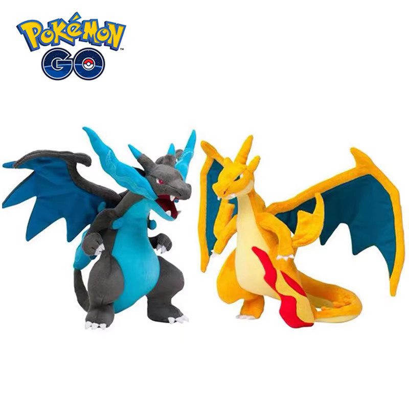 Aoger Pokemon Charizard x & y Plüschtier, 25cm, Rot, Blau - Bild 3