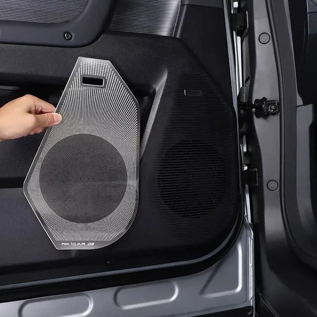 Edelstahl Lautsprecher Abdeckung für Chery Jaecoo 6 J6 ICAR 03 24-26 in Silber von DUTRIEUX - Bild 1