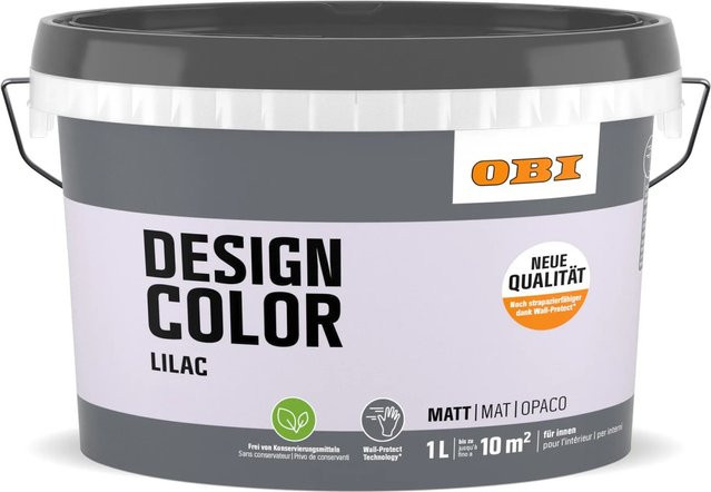 OBI Design Color Dispersion Wandfarbe Lila Wasserbasiert - Bild 1