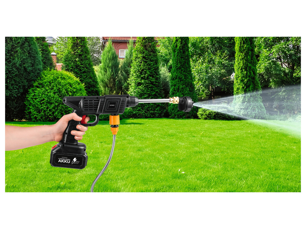 EASYMAXX Akku-Hochdruckreiniger 21 V schwarz - Bild 2