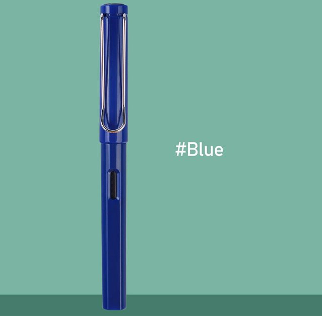 FEIJIEAST Kawaii Füllfederhalter mit EF-Feder für Kalligraphie und Schulbedarf, Blau - Bild 1