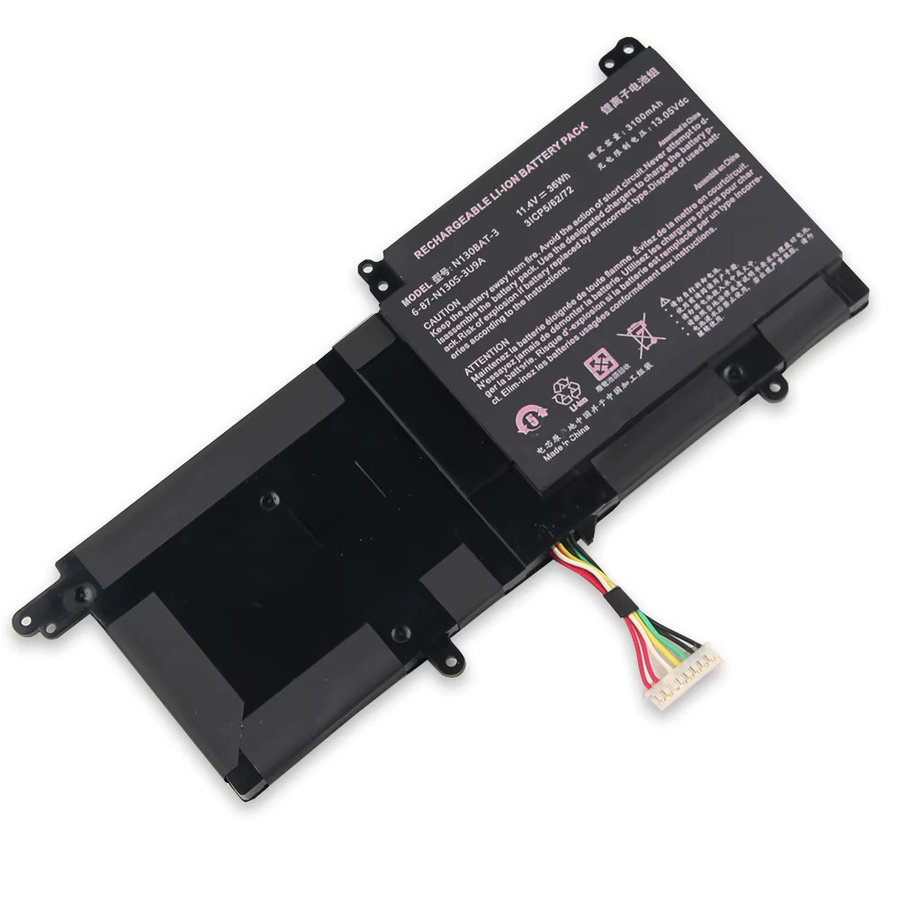 Clevo Ersatzakku N130BAT-3 N131BAT-3 in Schwarz mit 36Wh und 3100mAh - Bild 3