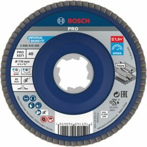 Bosch Fächerschleifscheibe X571 Best for Metal Durchmesser: 115 mm, Körnung: 40 - Bild 2