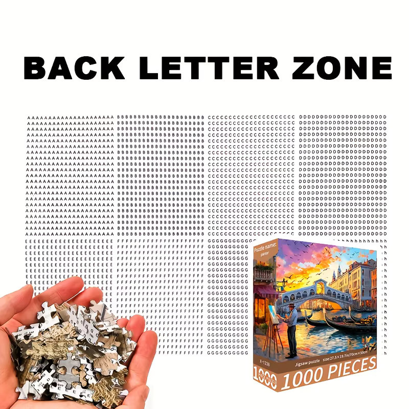 MaxRenard Malpuzzle Venedig-Künstler, Puzzle, 1.000 Teile, ab 14 Jahren - Bild 6
