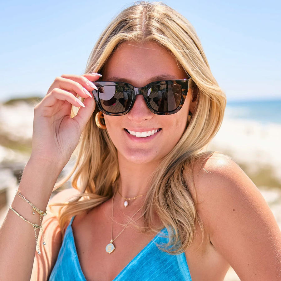 ZENOTTIC Sonnenbrille Butterfly, Vollrand, Kunststoff, braun, Damen - Bild 2