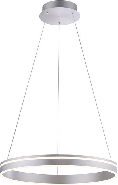 Paul Neuhaus Q-Vito LED-Pendelleuchte in Silber, dimmbar, Durchmesser: 59 cm - Bild 1
