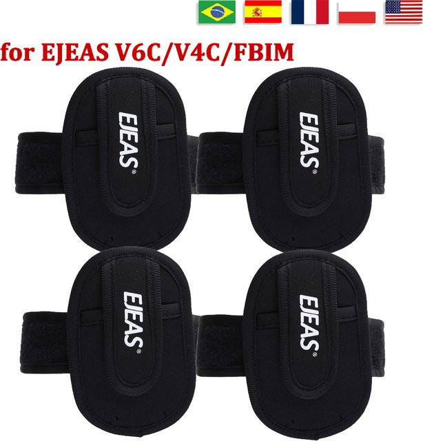 EJEAS V4C PLUS V6C PRO FBIM Tragbare Armbandtasche für Helm und Schiedsrichter-Headset in Schwarz - Bild 1