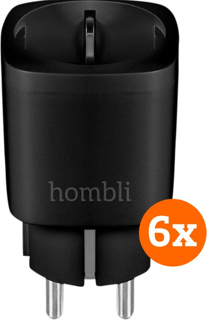Hombli Smart Plug Schwarz 6er-Pack - Bild 1