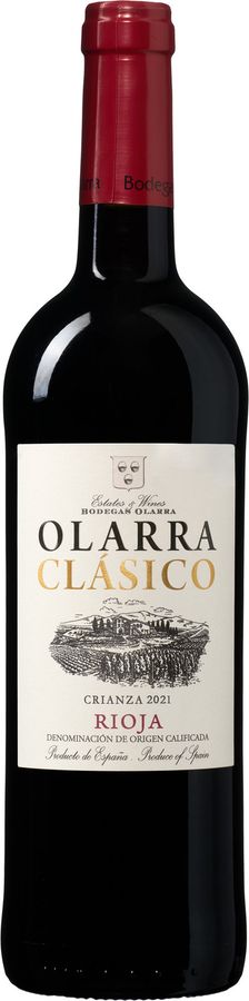 Olarra Clasico Rioja Crianza Rotwein, Graciano/Mazuelo/Tempranillo, Spanien, 13,5 % vol, 0,75 l - Bild 2