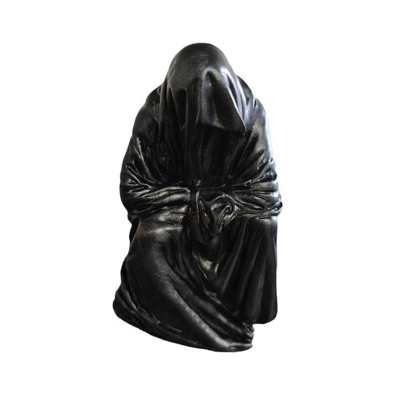 Yiran Furniture Geist Zauberer Skulptur aus Harz als kreative Retro Desktop Dekoration - Bild 3