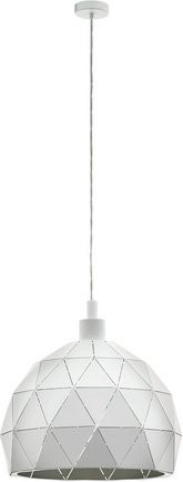 Eglo Hängeleuchte Roccaforte, 1-flammig, Weiß, Durchmesser: 30 cm, E27, 60 W - Bild 2