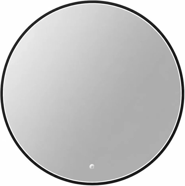 Euroshowers LED Badspiegel Rund Schwarz Durchmesser: 80 cm - Bild 1