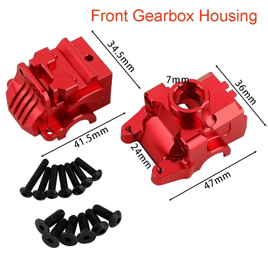 Traxxas Metall-Differentialgehäuse vorne und hinten, Getriebe 6880 6881, Zubehör - Bild 2