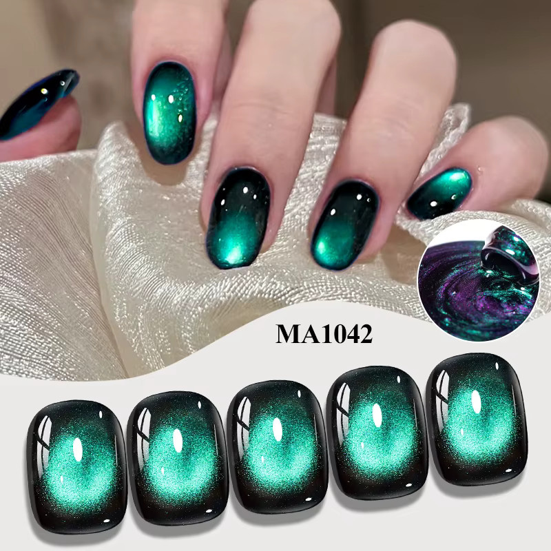 Meet Across Magnetischer Gel-Nagellack, Aurora-Effekt, 7 ml - Bild 2