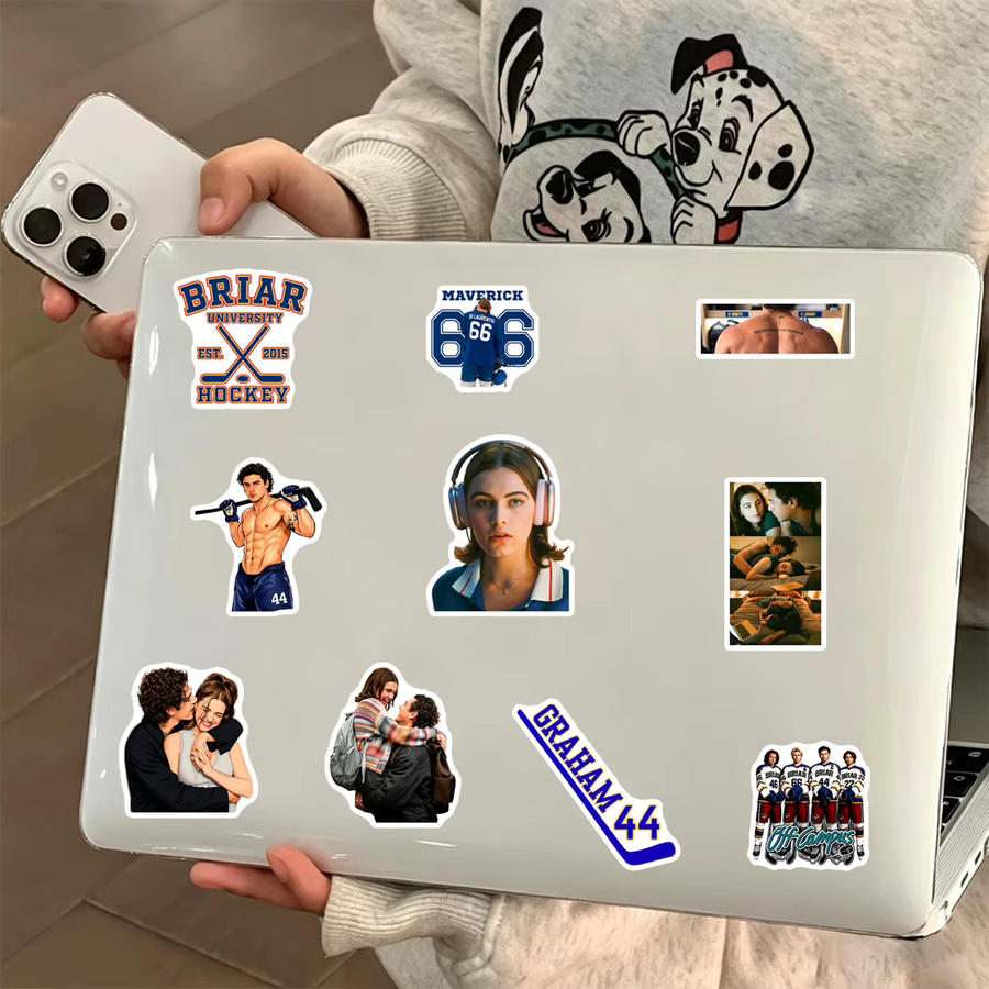 50 Stück Briar U Off-Campus Aufkleber in Multicolour für Laptop, Scrapbook und DIY-Projekte - Bild 4