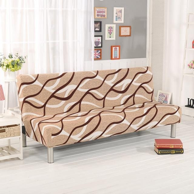 Universelle elastische Sofa-Abdeckung von Your Warm Home in Beige, modernes Design, Größe L - Bild 1