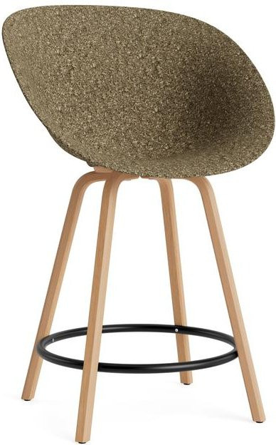 Normann Copenhagen Mat Bar Armlehnstuhl aus Buche und Hanf in Grün - Bild 1