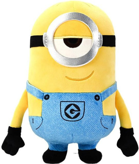 CrimsonClay Tim Bär Plüschtier Schlüsselanhänger, Stewart Doll, gelb, 20cm - Bild 1