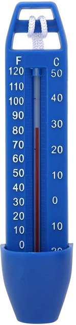 TOMTOP JMS Schwimmendes Pool-Thermometer mit Schnurseil für Innen- und Außenbereich, Blau - Bild 1